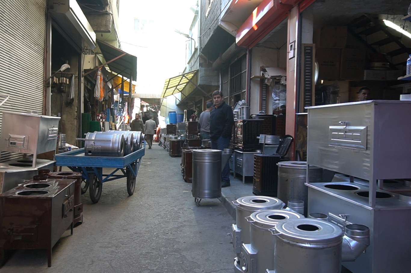 Siirt’in tarihi bakırcılar çarşısında artık büyük bir suskunluk hâkim